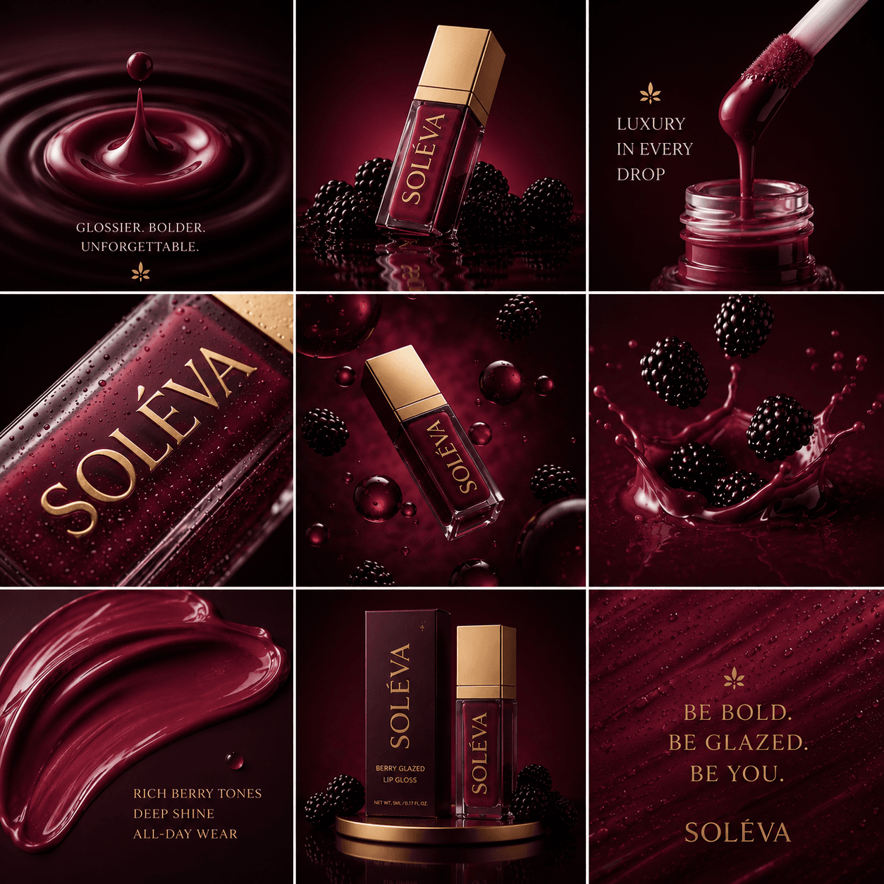 Soleva brand design grid